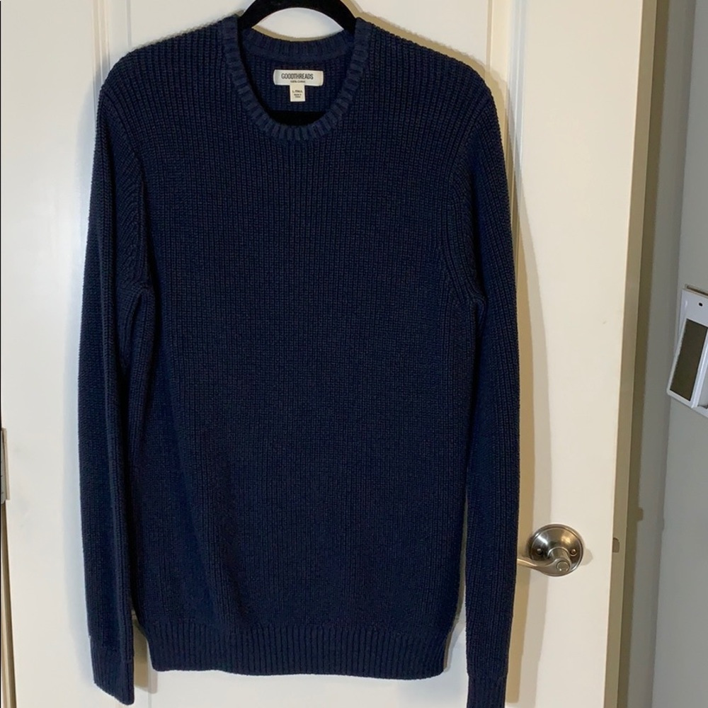Goodthreads Navy Sweater Large Tall